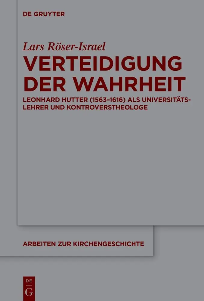 Cover: 9783110754896 | Verteidigung der Wahrheit | Lars Röser-Israel | Buch | XII | Deutsch
