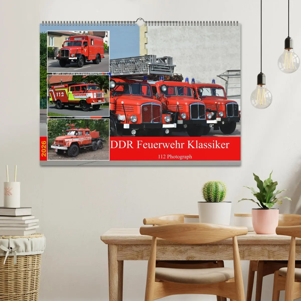 Bild: 9783457354896 | DDR Feuerwehr Klassiker (Wandkalender 2026 DIN A2 quer), CALVENDO...