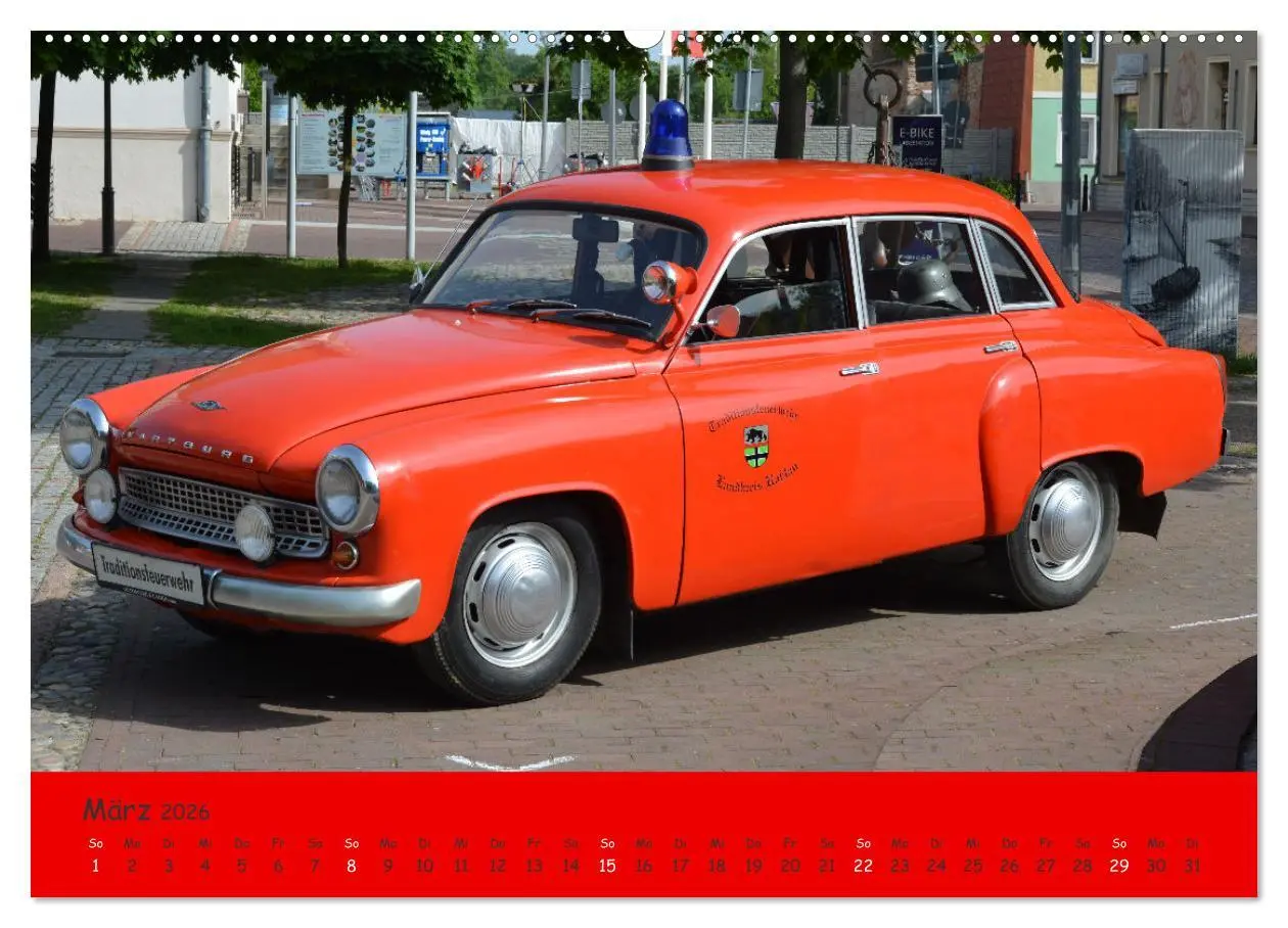 Bild: 9783457354896 | DDR Feuerwehr Klassiker (Wandkalender 2026 DIN A2 quer), CALVENDO...