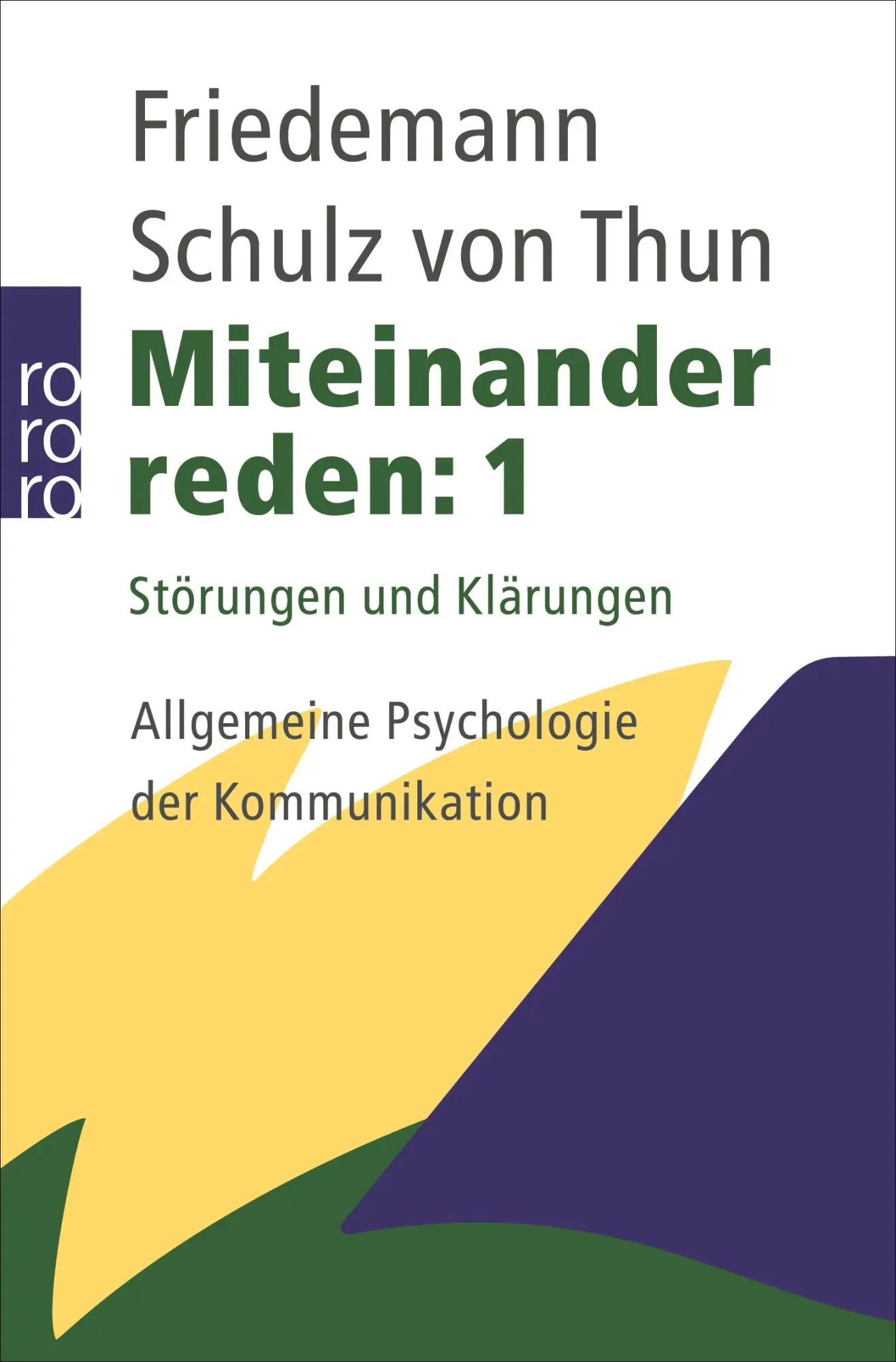 Cover: 9783499174896 | Miteinander reden 1 | Friedemann Schulz von Thun | Taschenbuch | 2001