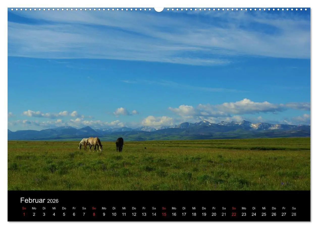 Bild: 9783516204896 | Montana! (Wandkalender 2026 DIN A2 quer), CALVENDO Monatskalender