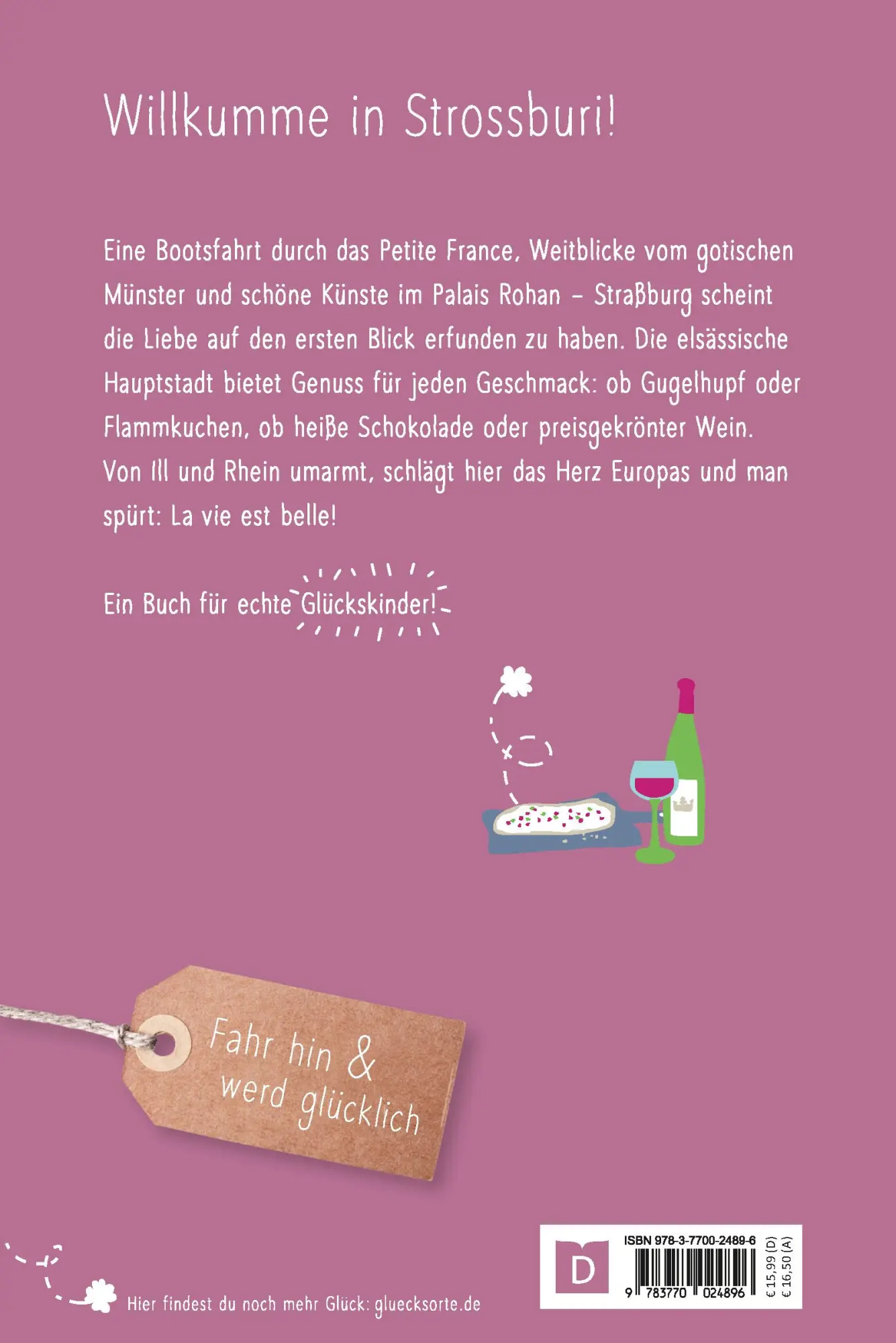 Rückseite: 9783770024896 | Glücksorte in Straßburg | Fahr hin &amp; werd glücklich | Stephan Petersen