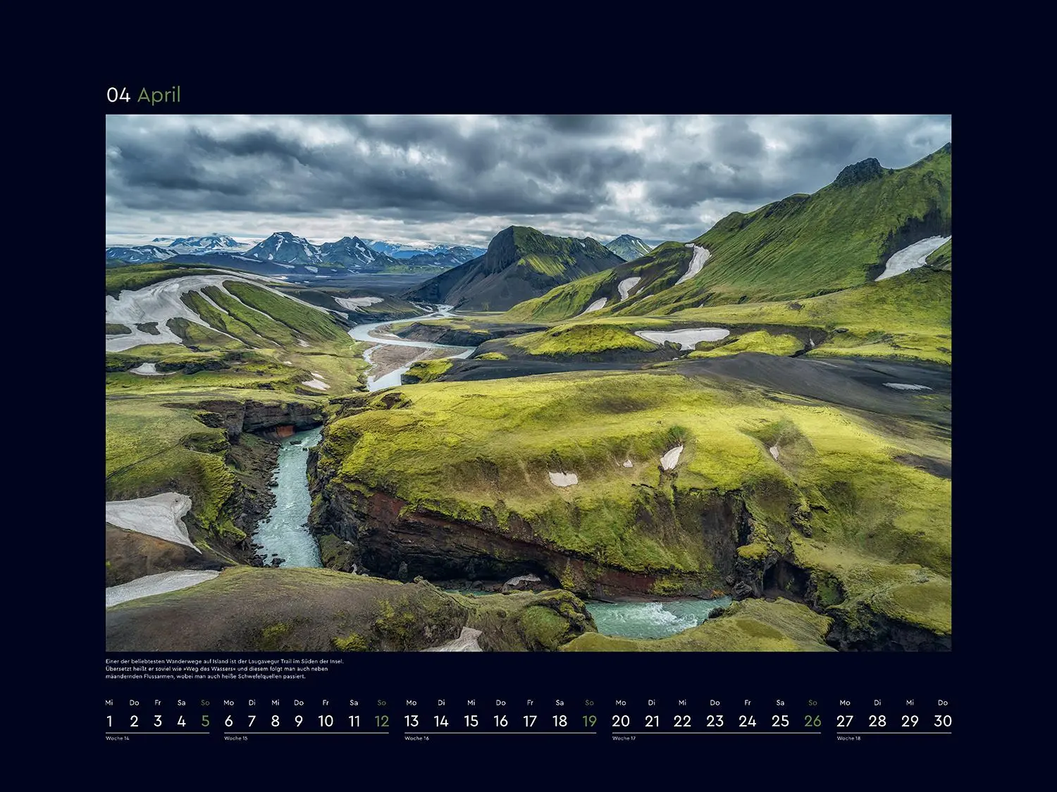 Bild: 9783965914896 | Island - KUNTH Wandkalender 2026 | Kalender | 14 S. | Deutsch | 2026