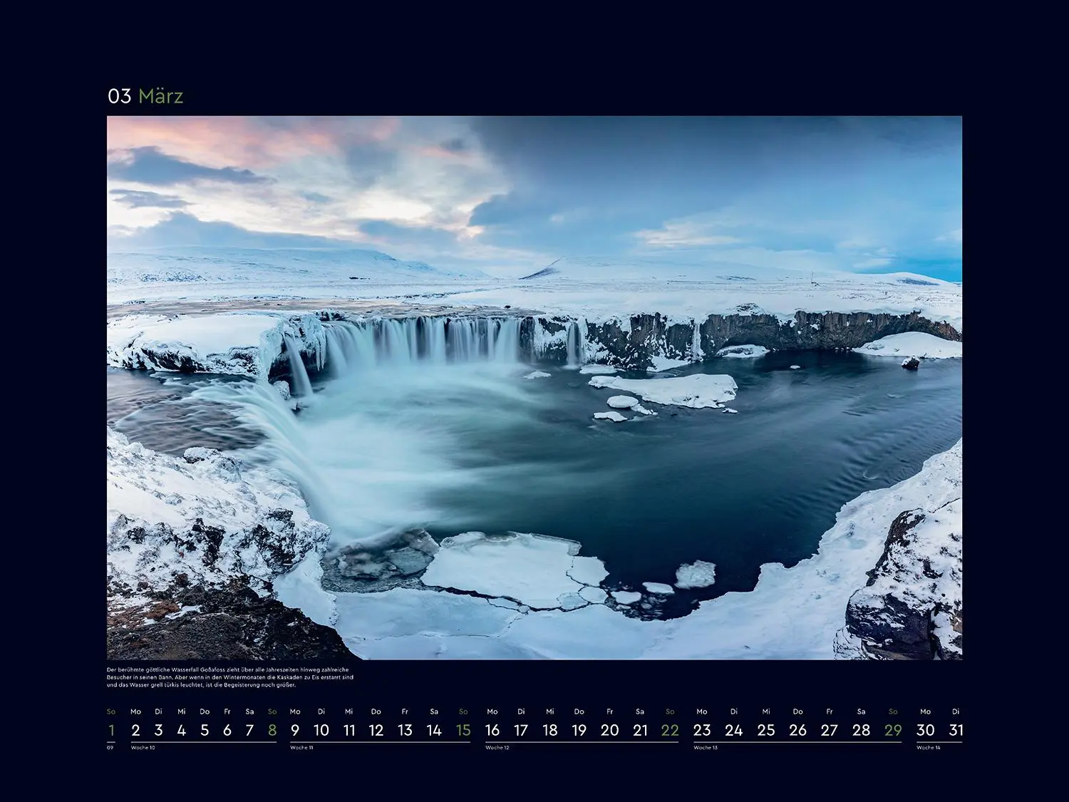 Bild: 9783965914896 | Island - KUNTH Wandkalender 2026 | Kalender | 14 S. | Deutsch | 2026