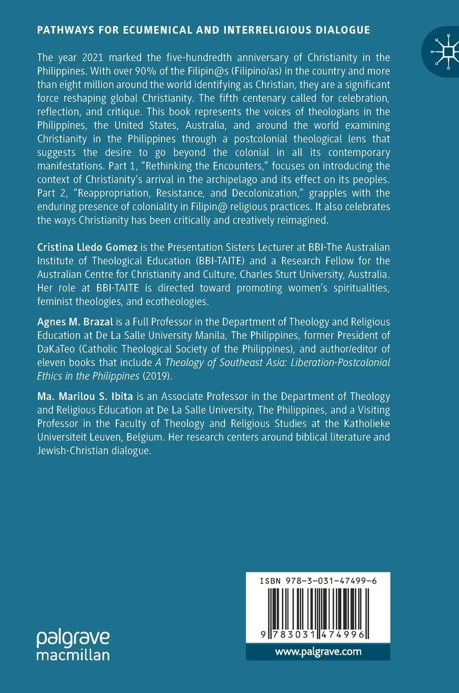 Rückseite: 9783031474996 | 500 Years of Christianity and the Global Filipino/a | Gomez (u. a.)