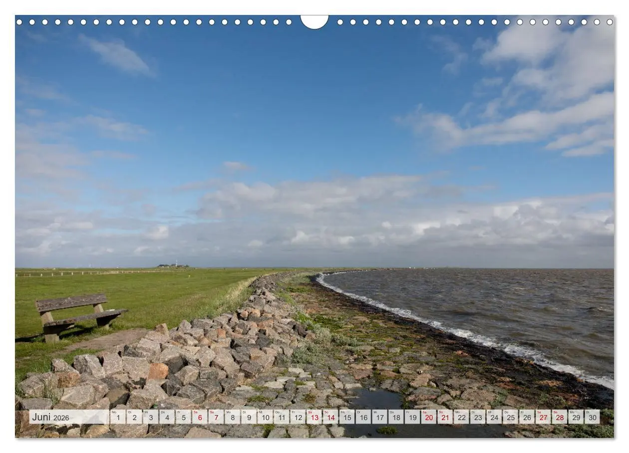 Bild: 9783457584996 | Wunderschöne Hallig Hooge (Wandkalender 2026 DIN A3 quer), CALVENDO...