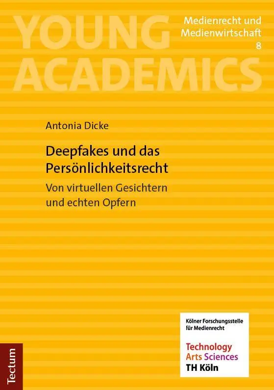 Cover: 9783689004996 | Deepfakes und das Persönlichkeitsrecht | Antonia Dicke | Taschenbuch