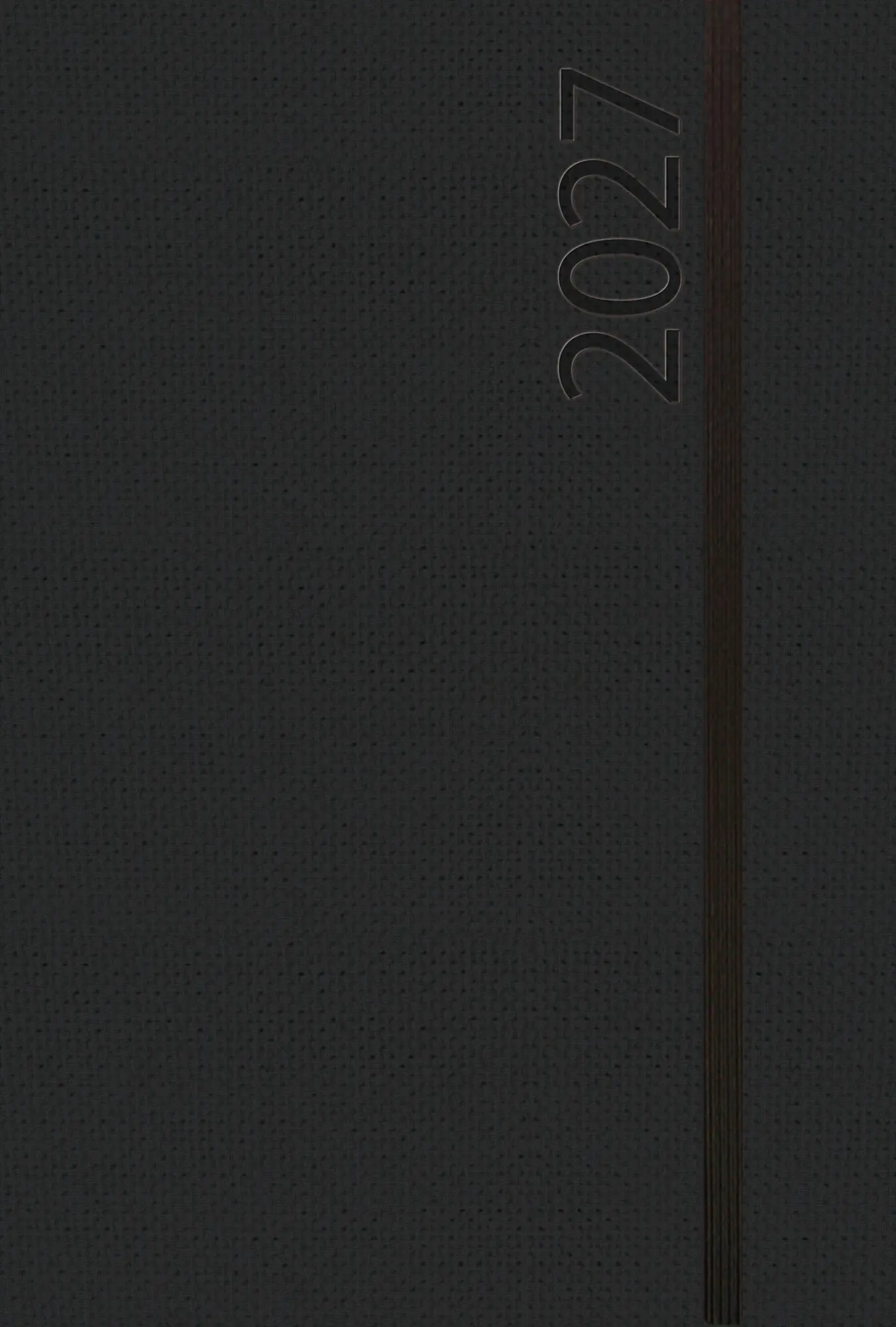 Cover: 9783819304996 | Buchkalender Wochentimer Spirale schwarz 2027 | Korsch Verlag | 128 S.