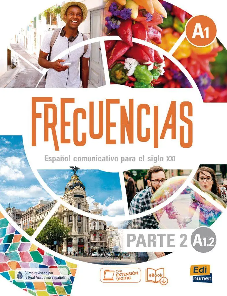 Cover: 9783197245096 | Frecuencias A1 - Parte 2, A1.2. Kursbuch + Code | Editorial Edinumen