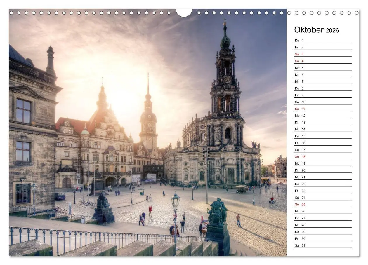 Bild: 9783457785096 | Barockstadt Dresden (Wandkalender 2026 DIN A3 quer), CALVENDO...