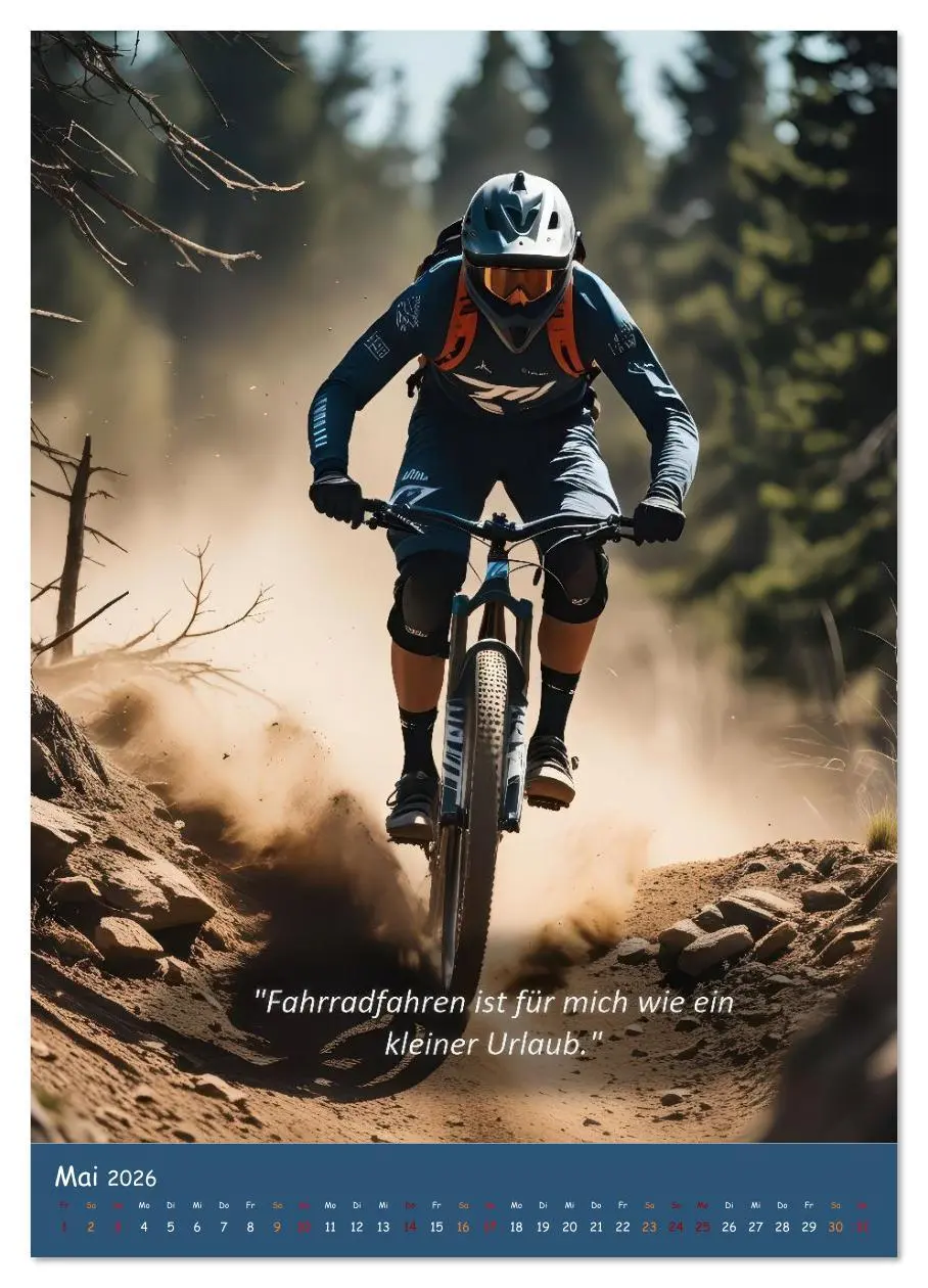 Bild: 9783516635096 | Leidenschaft Fahrrad (Wandkalender 2026 DIN A2 hoch), CALVENDO...