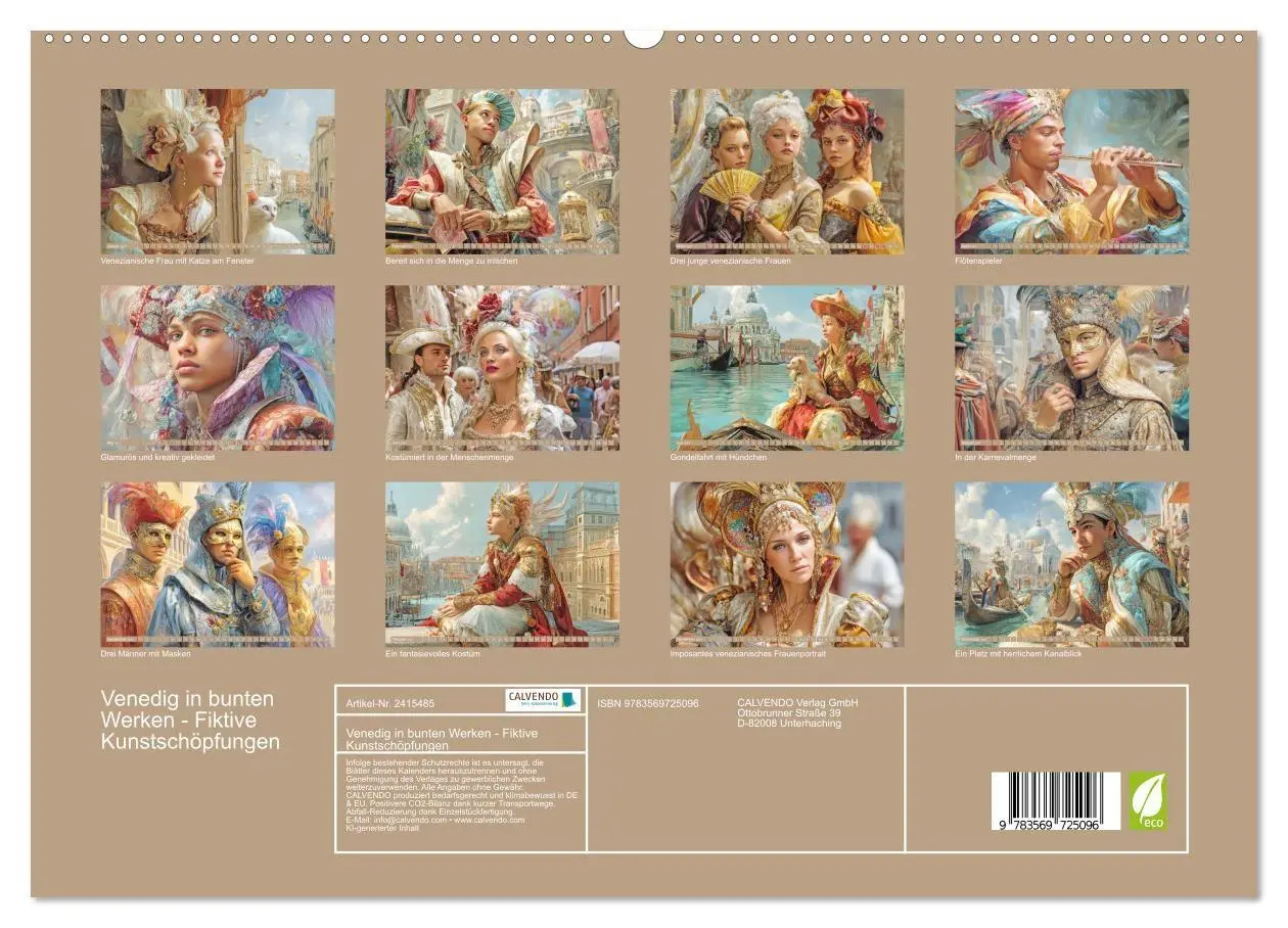 Bild: 9783569725096 | Venedig in bunten Werken - Fiktive Kunstschöpfungen (hochwertiger...