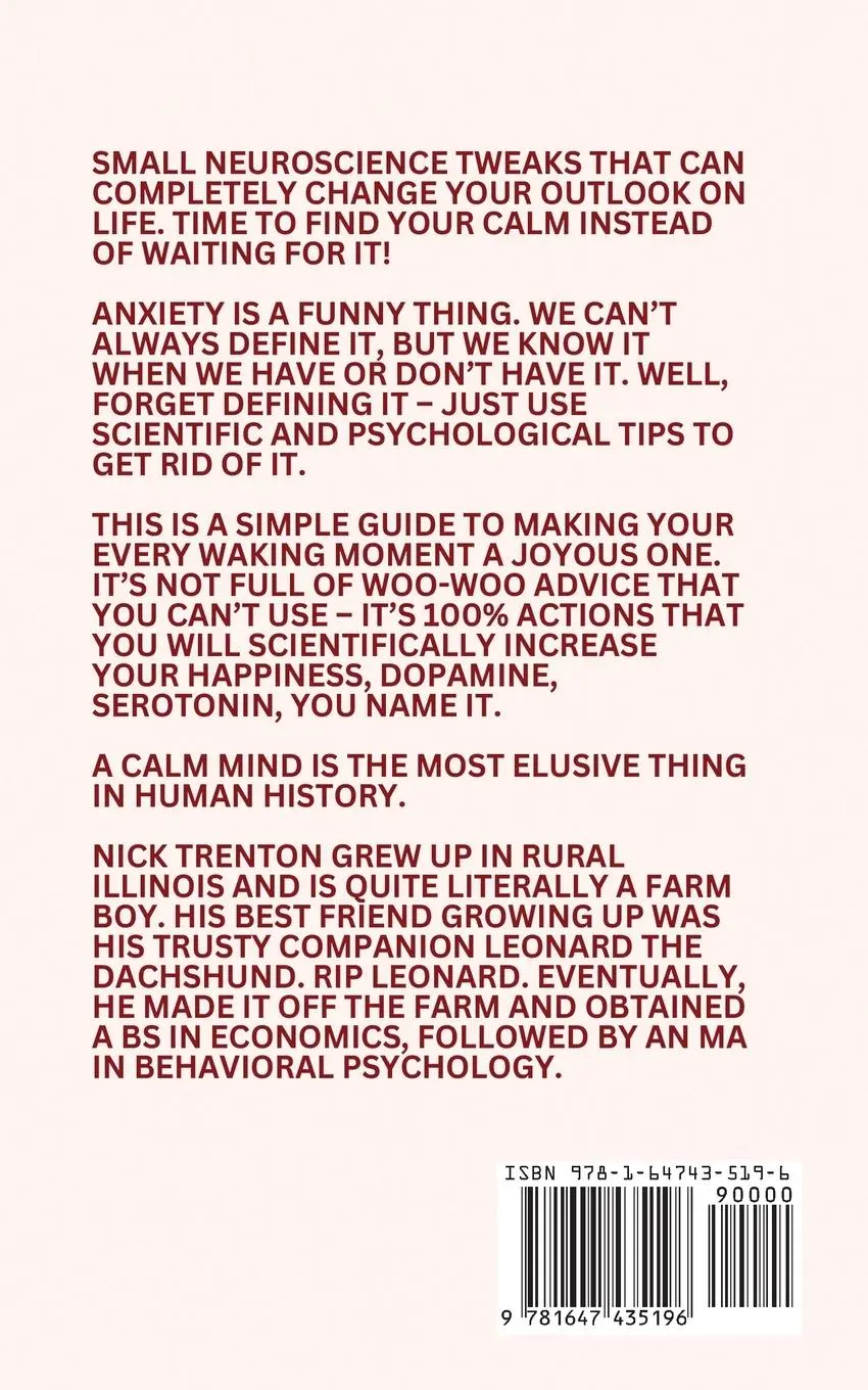 Rückseite: 9781647435196 | The Anxiety Cure | Nick Trenton | Taschenbuch | Englisch | 2023
