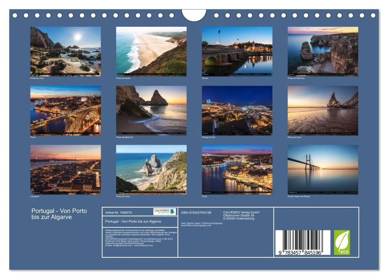 Bild: 9783457845196 | Portugal - Von Porto bis zur Algarve (Wandkalender 2026 DIN A4...