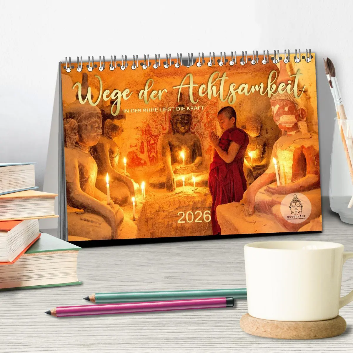 Bild: 9783457915196 | Wege der Achtsamkeit - In der Ruhe liegt die Kraft (Tischkalender...