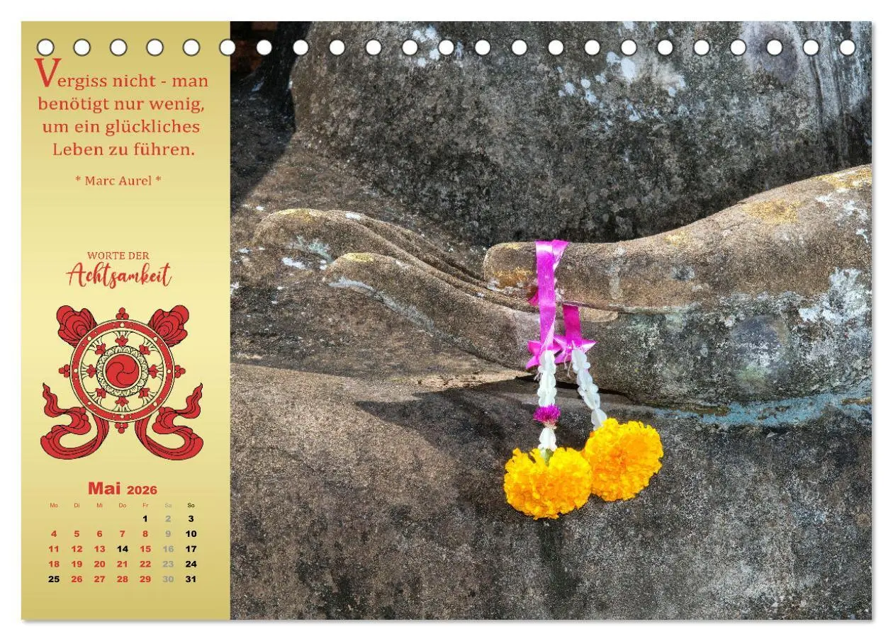 Bild: 9783457915196 | Wege der Achtsamkeit - In der Ruhe liegt die Kraft (Tischkalender...