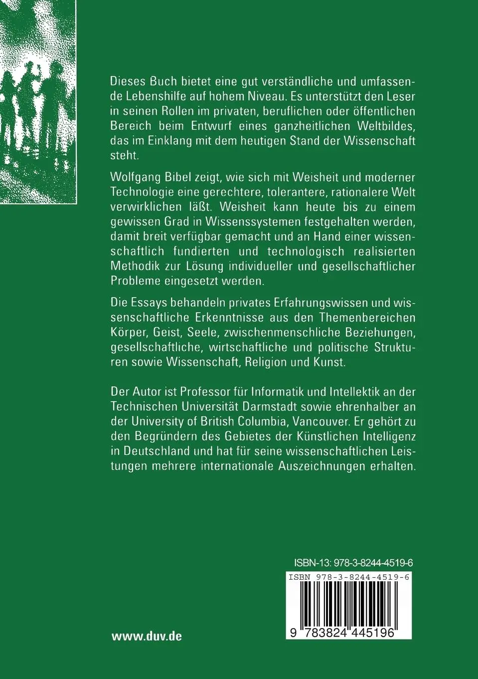 Rückseite: 9783824445196 | Lehren vom Leben | Essays über Mensch und Gesellschaft | Bibel | Buch
