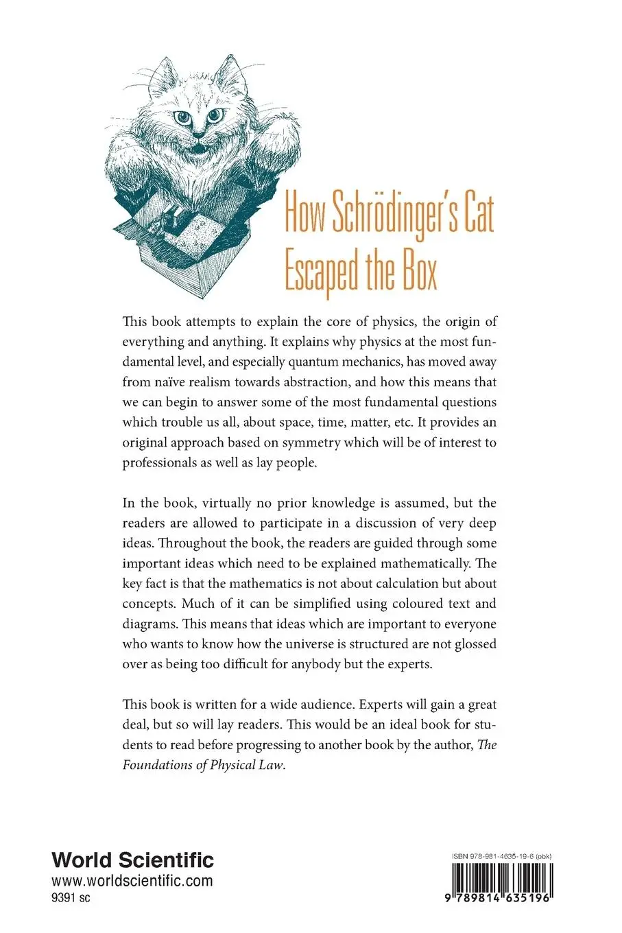 Rückseite: 9789814635196 | HOW SCHRODINGER'S CAT ESCAPED THE BOX | Rowlands Peter | Taschenbuch