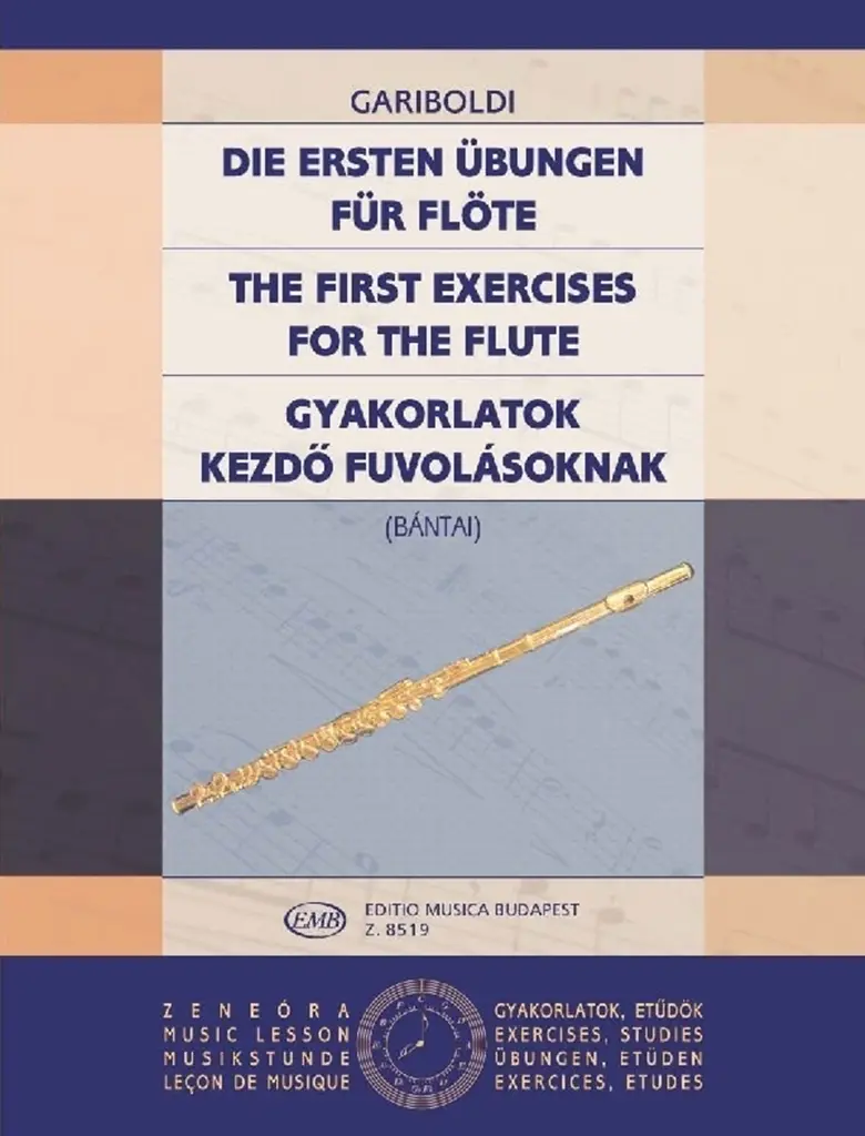 Cover: 9790080085196 | Die ersten Übungen für Flöte | The First Exercises for Flute | Buch
