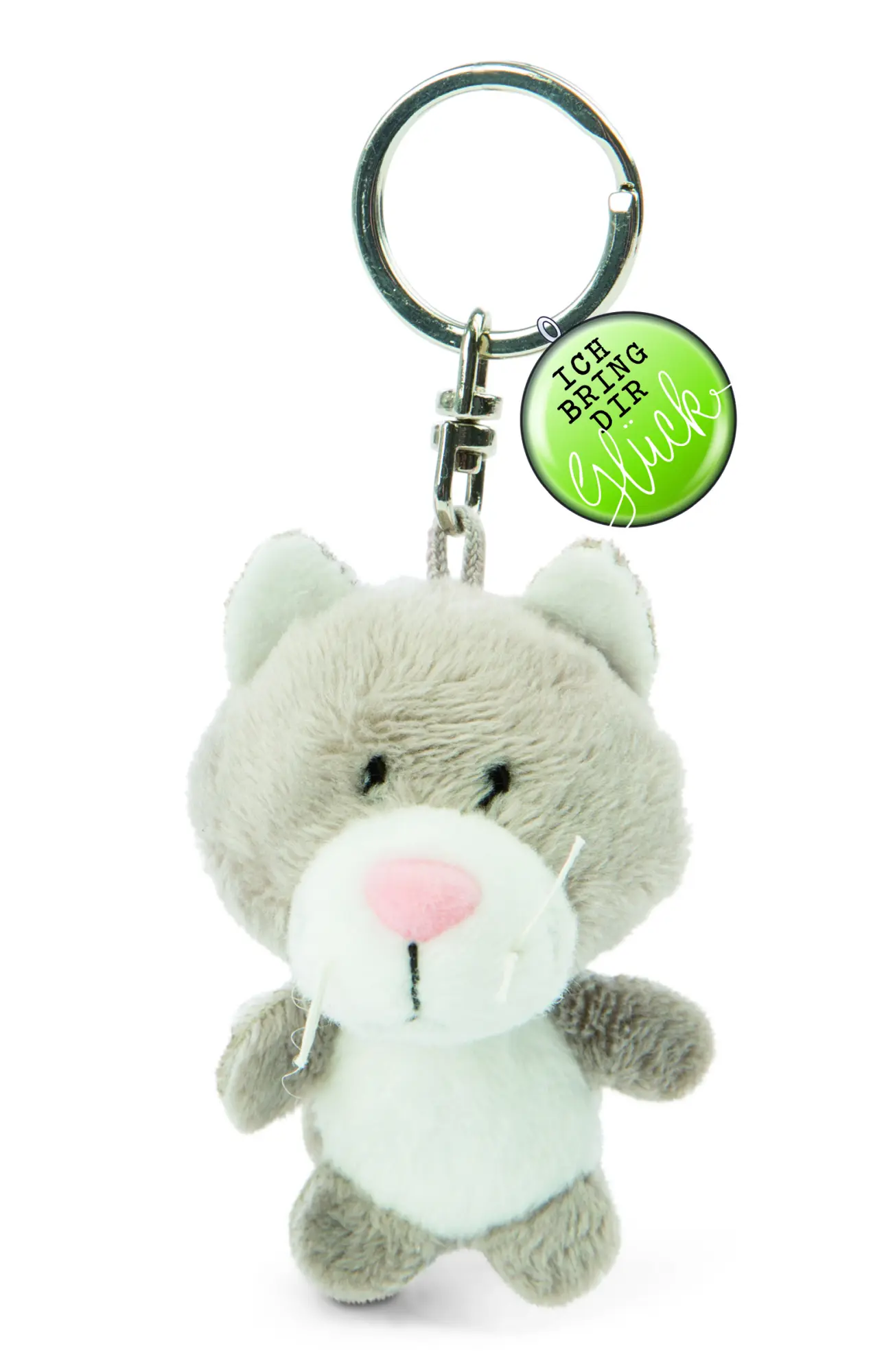 Cover: 4012390475296 | Nici 47529 Katze 7cm Bb SA mit Anhänger Ich bringe dir Glück | 47529