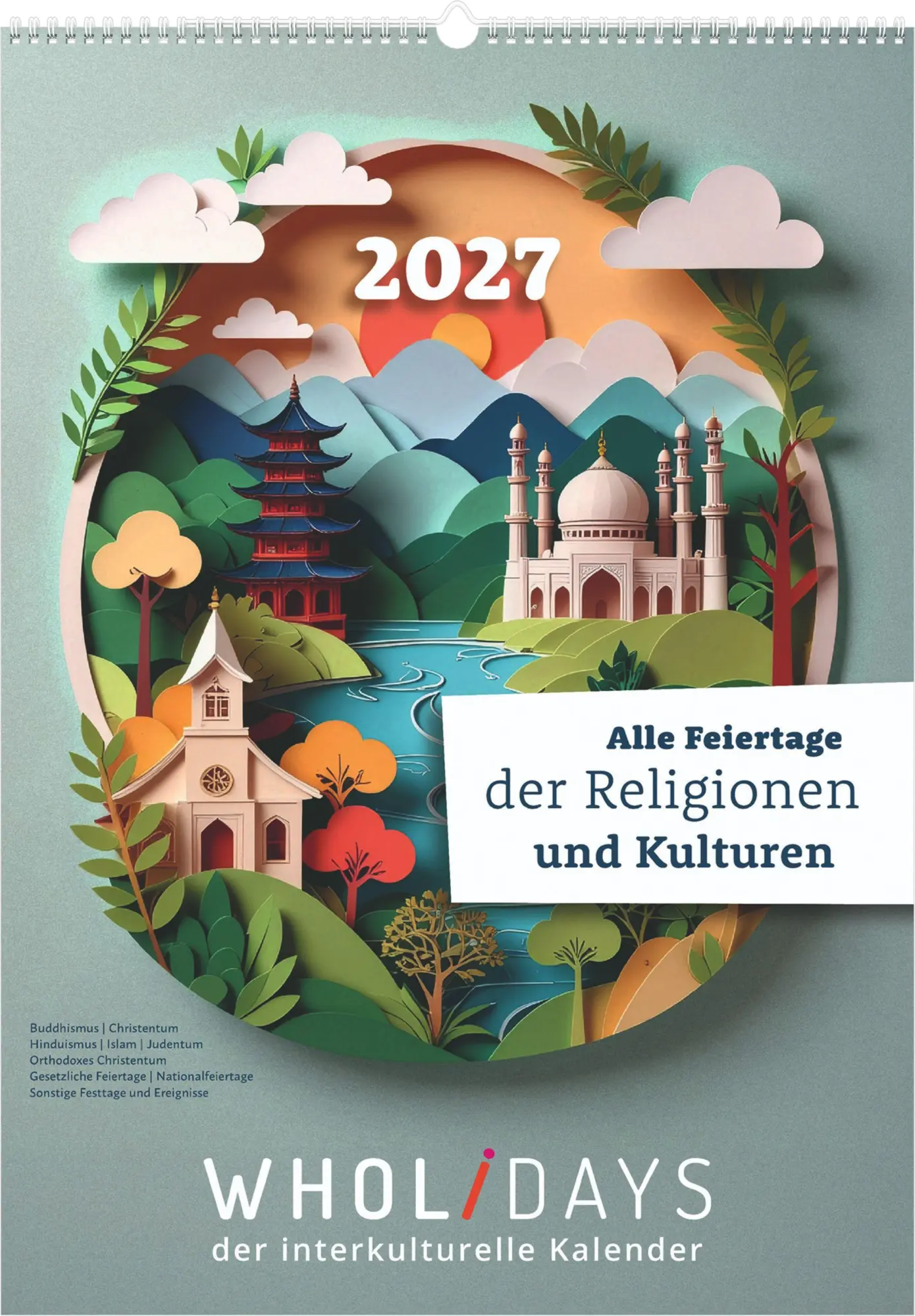 Cover: 4069095015296 | wholidays Kalender 2027 | Neumann Verlage GmbH &amp; Co KG | Kalender