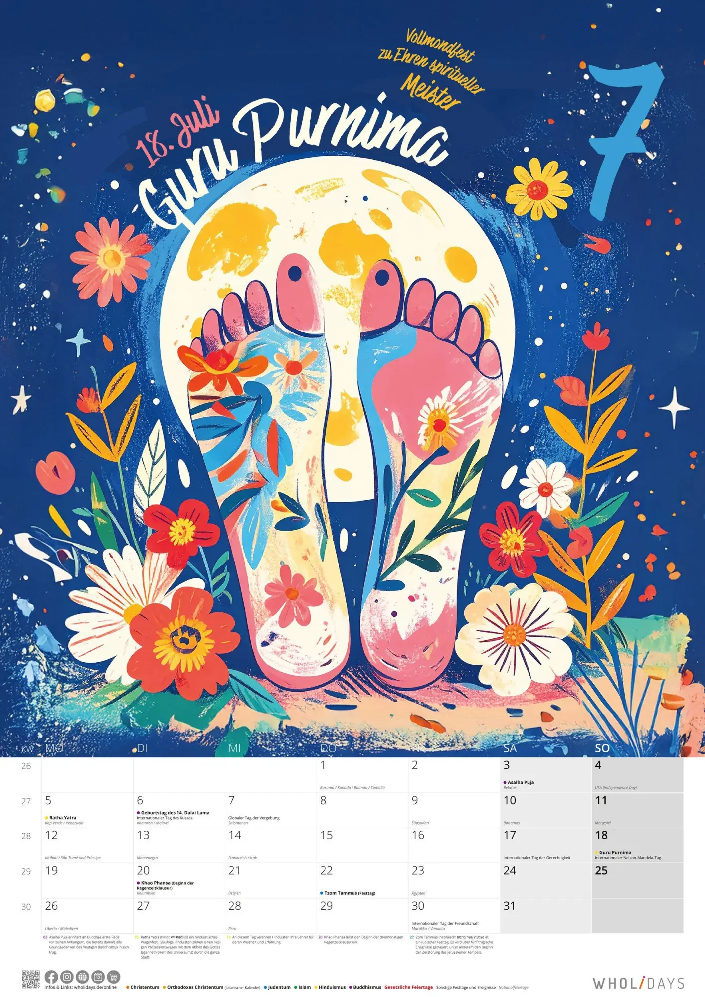 Bild: 4069095015296 | wholidays Kalender 2027 | Neumann Verlage GmbH &amp; Co KG | Kalender