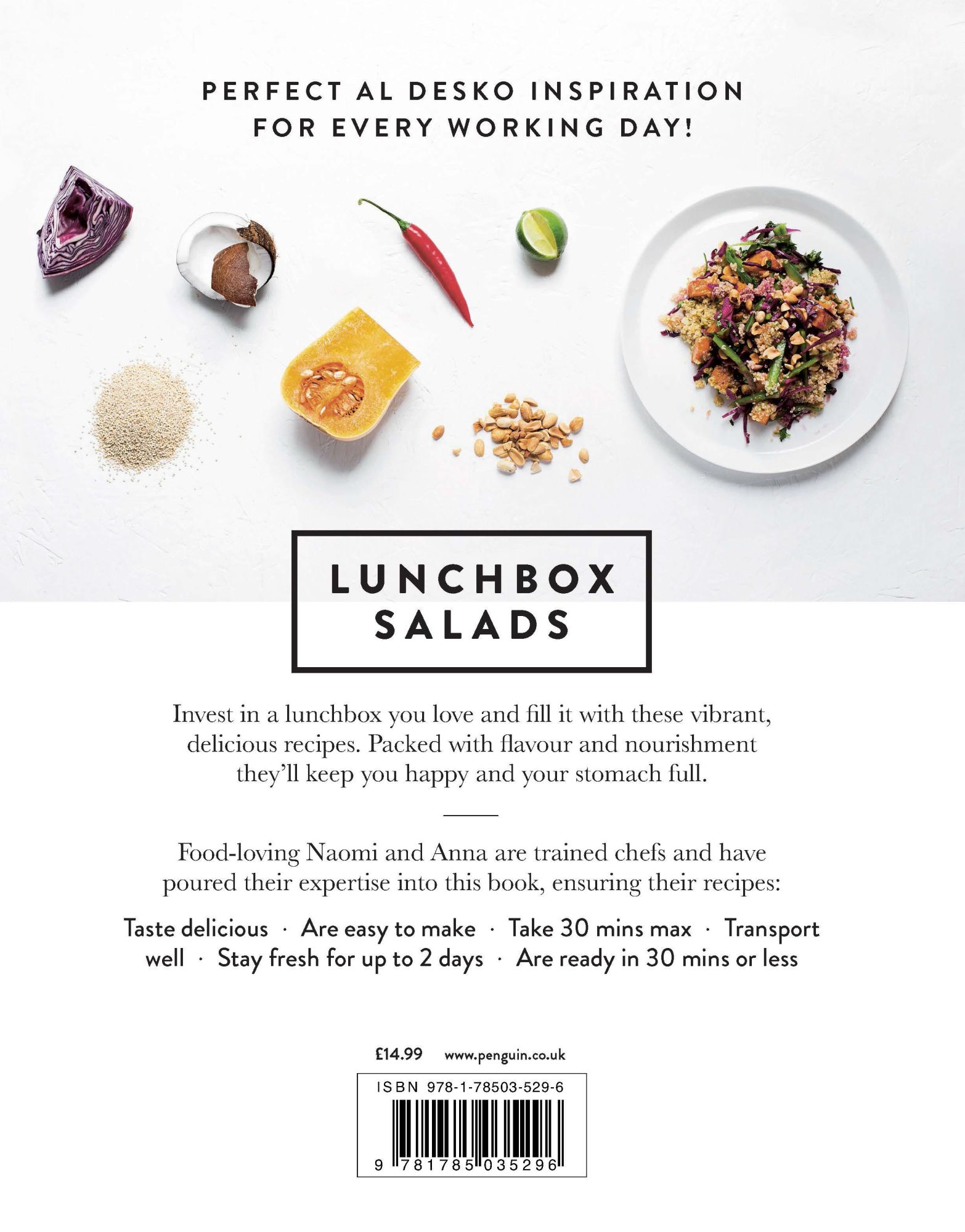 Rückseite: 9781785035296 | Lunchbox Salads | Hundreds of Healthy Ideas for Every Weekday | Buch
