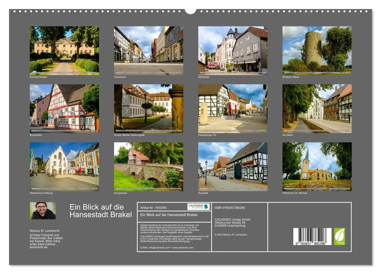 Bild: 9783457385296 | Ein Blick auf die Hansestadt Brakel (hochwertiger Premium...