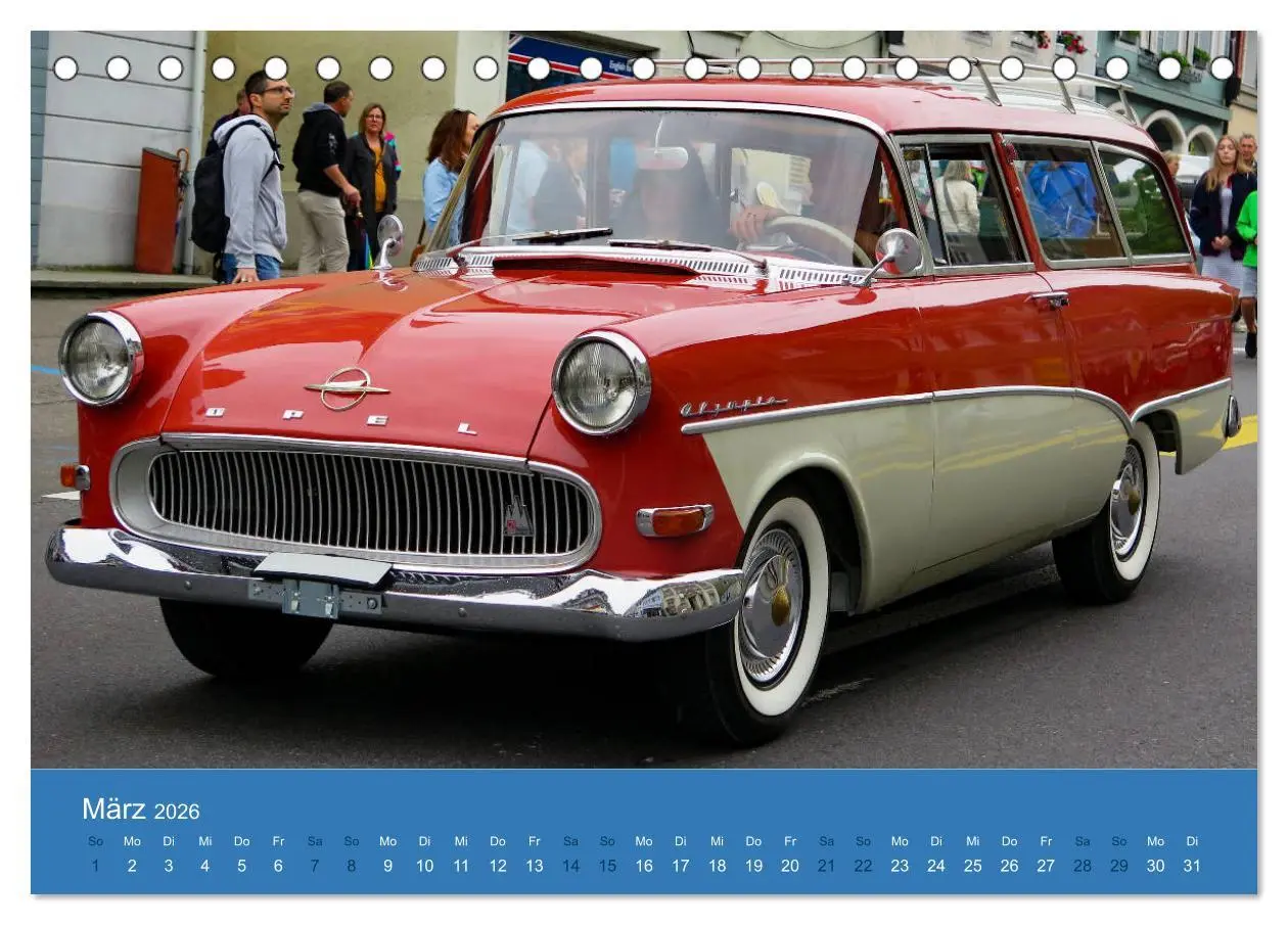 Bild: 9783457695296 | Opel Classics (Tischkalender 2026 DIN A5 quer), CALVENDO...