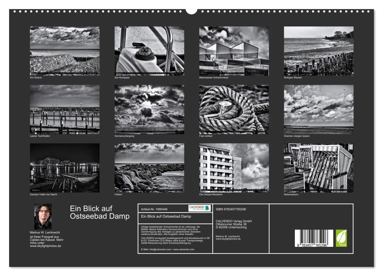 Bild: 9783457765296 | Ein Blick auf Ostseebad Damp (hochwertiger Premium Wandkalender...