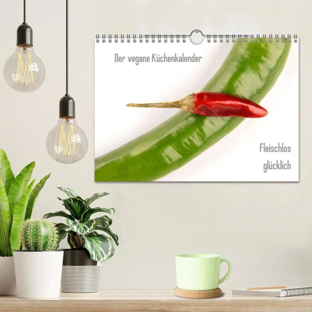 Bild: 9783516095296 | Der vegane Küchenkalender (Wandkalender 2026 DIN A4 quer), CALVENDO...