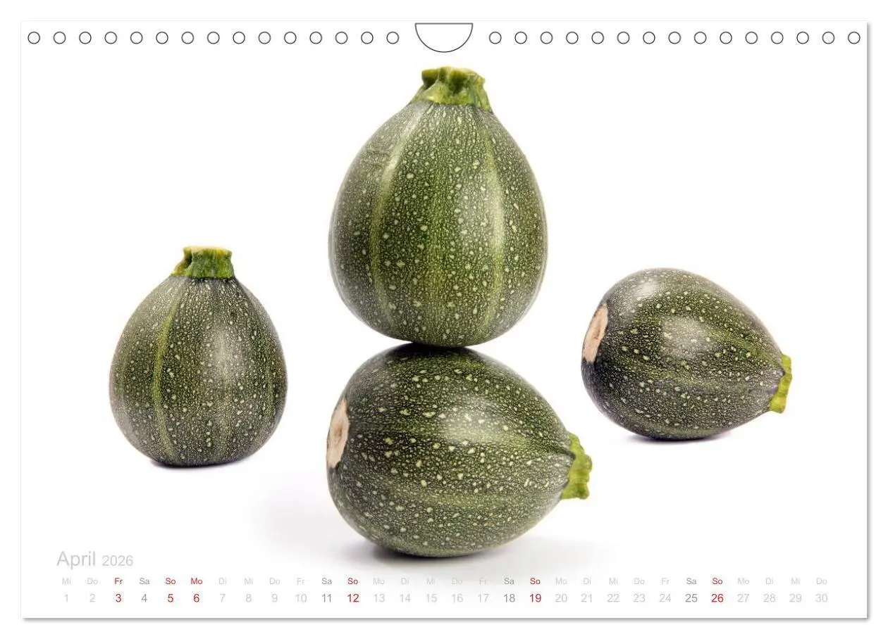 Bild: 9783516095296 | Der vegane Küchenkalender (Wandkalender 2026 DIN A4 quer), CALVENDO...