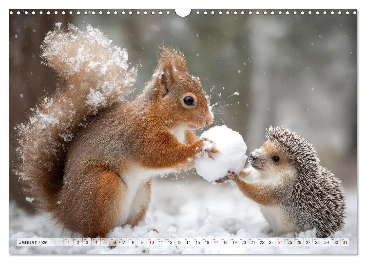 Bild: 9783516235296 | Hazelnuts Abenteuer (Wandkalender 2026 DIN A3 quer), CALVENDO...