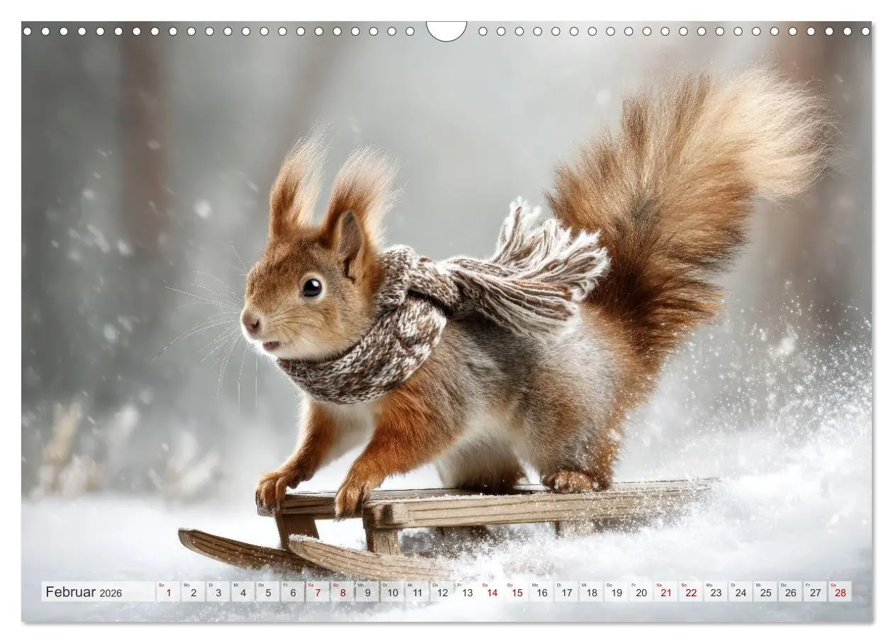 Bild: 9783516235296 | Hazelnuts Abenteuer (Wandkalender 2026 DIN A3 quer), CALVENDO...