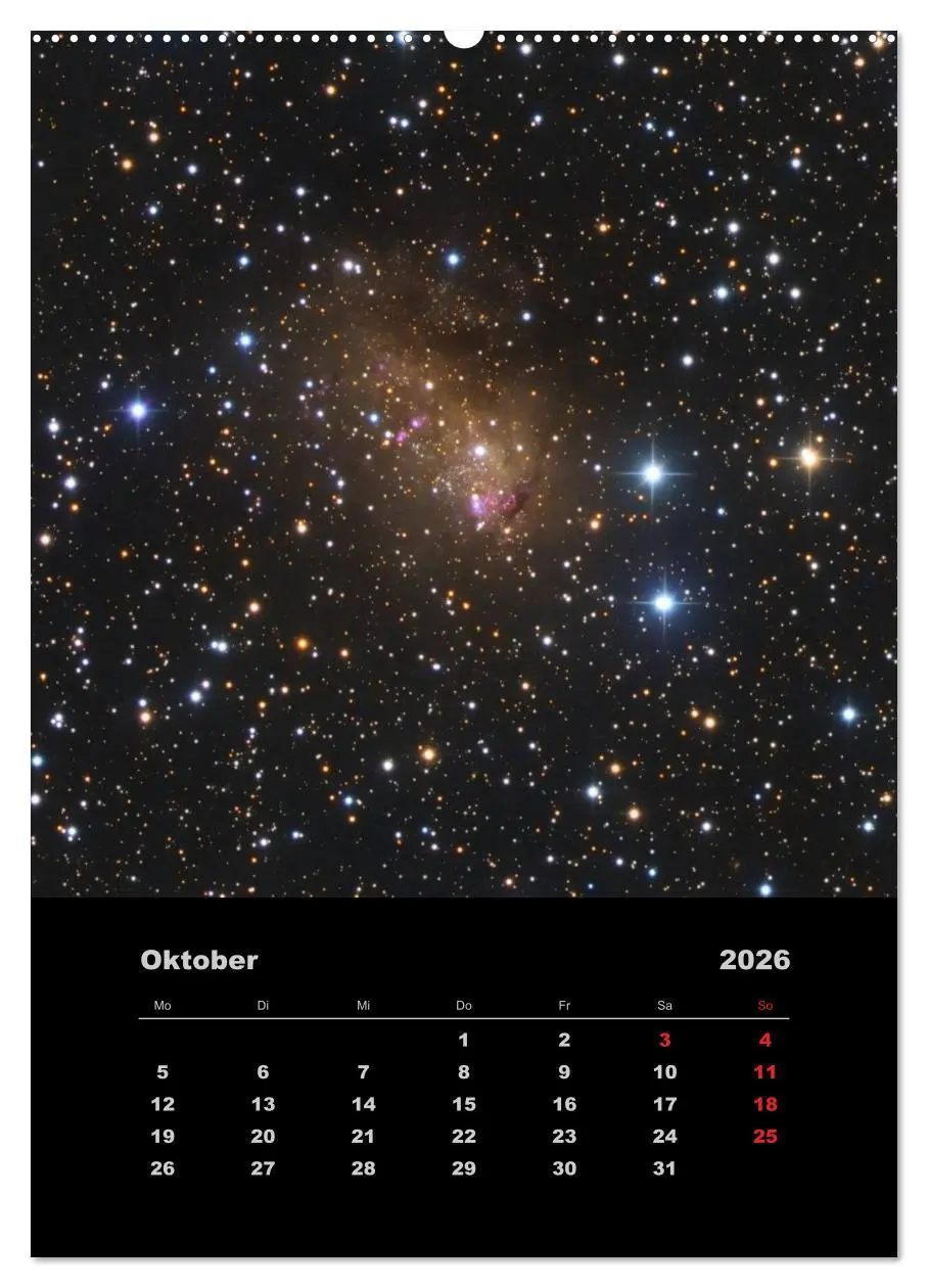 Bild: 9783516475296 | Astronomie 2026 (Wandkalender 2026 DIN A2 hoch), CALVENDO...