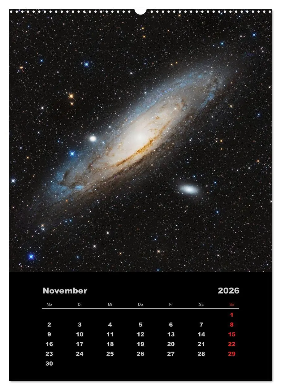 Bild: 9783516475296 | Astronomie 2026 (Wandkalender 2026 DIN A2 hoch), CALVENDO...