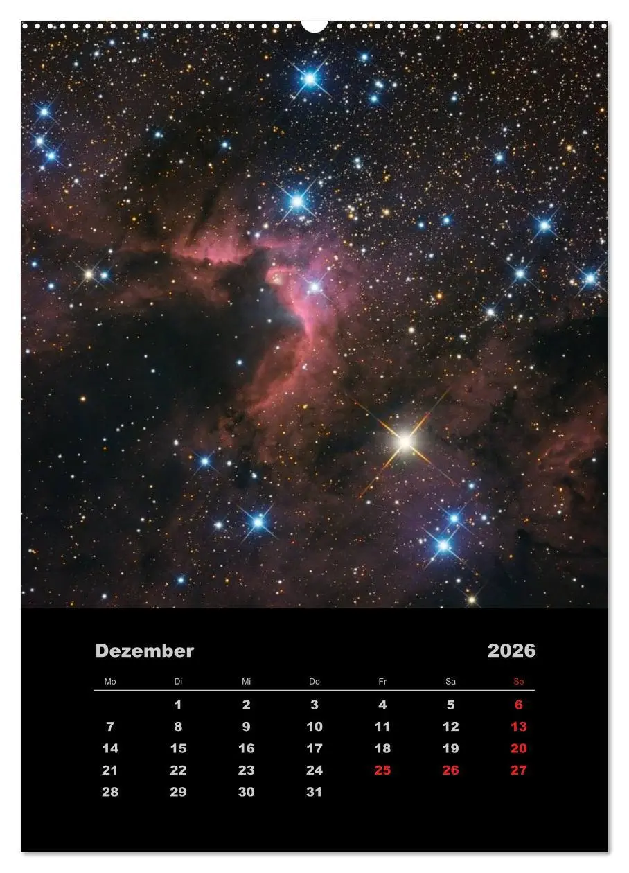 Bild: 9783516475296 | Astronomie 2026 (Wandkalender 2026 DIN A2 hoch), CALVENDO...