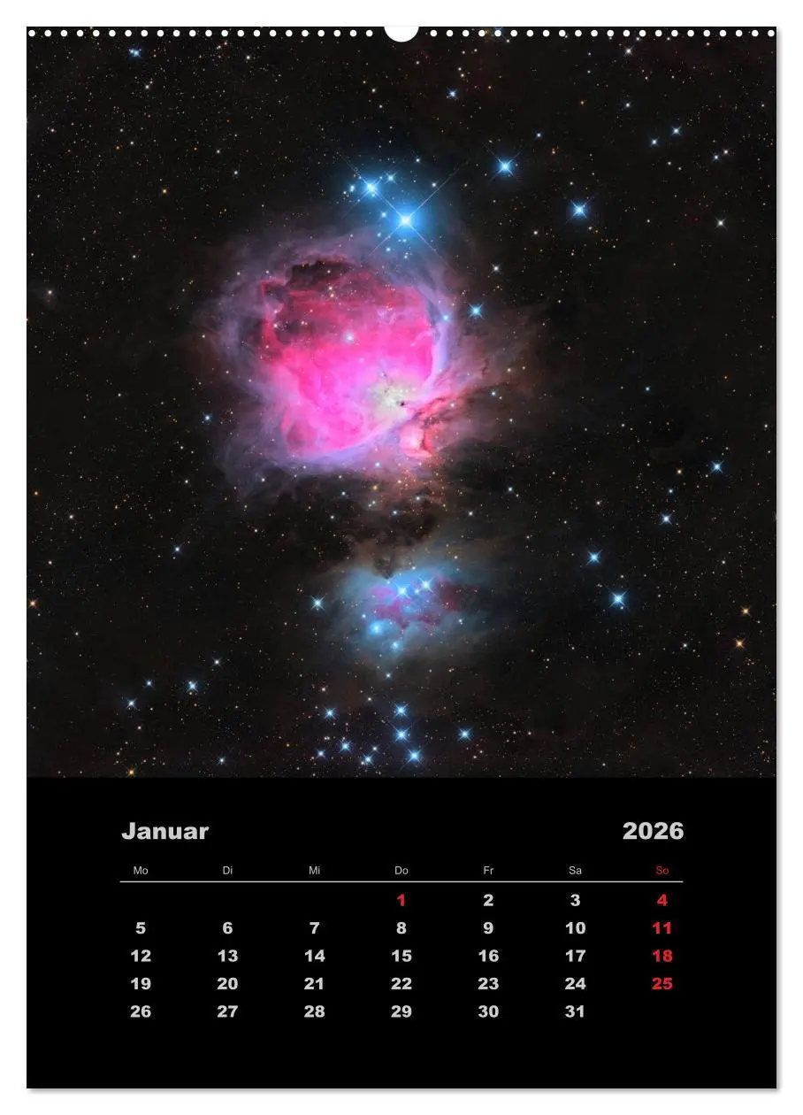 Bild: 9783516475296 | Astronomie 2026 (Wandkalender 2026 DIN A2 hoch), CALVENDO...