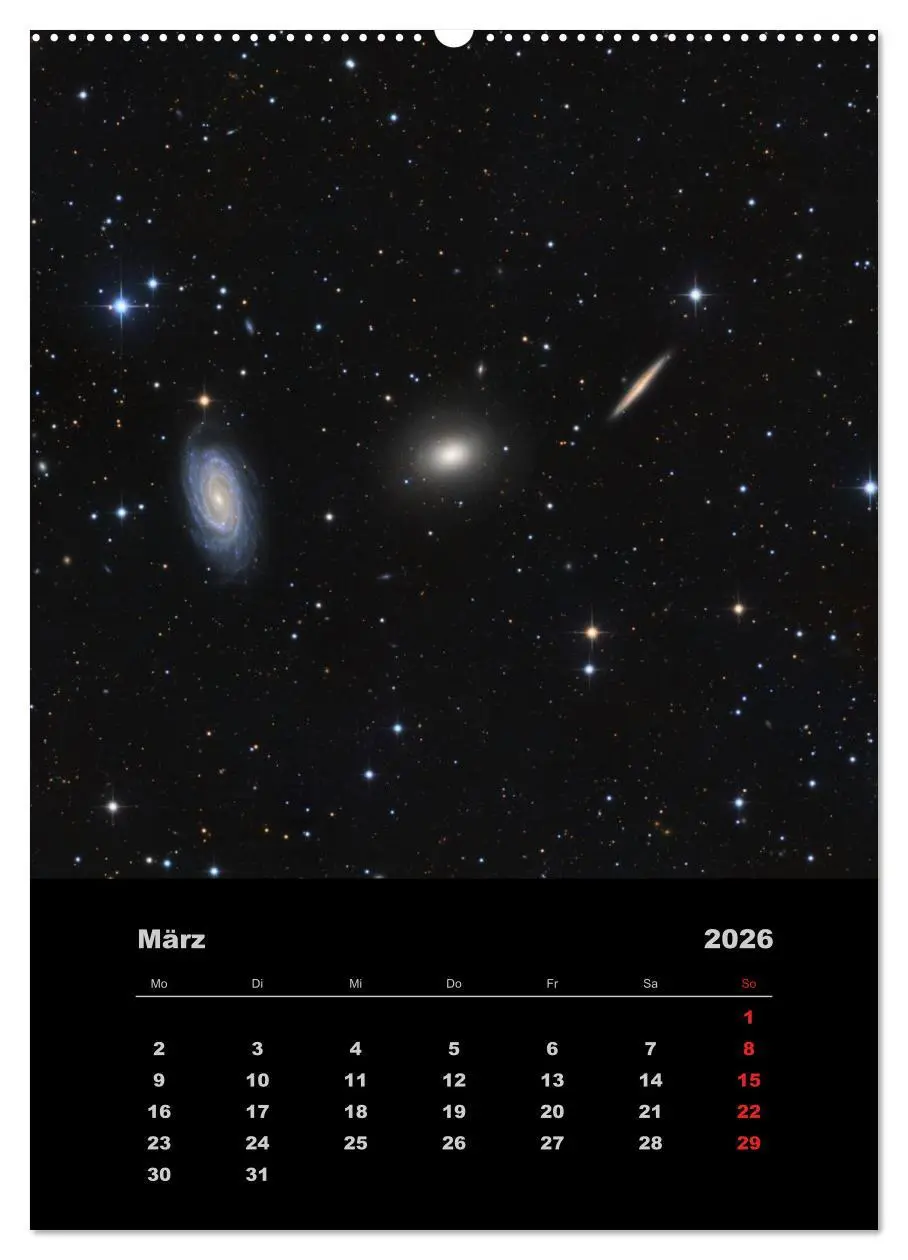 Bild: 9783516475296 | Astronomie 2026 (Wandkalender 2026 DIN A2 hoch), CALVENDO...