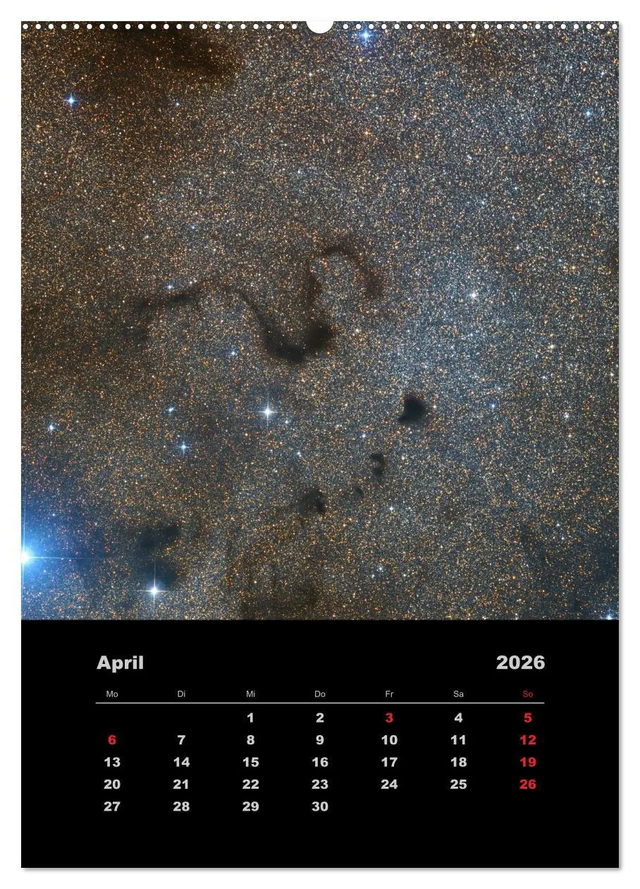 Bild: 9783516475296 | Astronomie 2026 (Wandkalender 2026 DIN A2 hoch), CALVENDO...