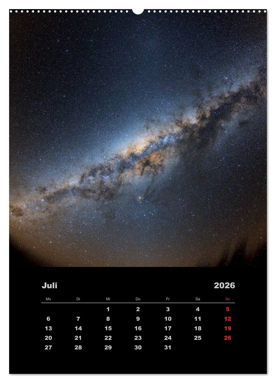 Bild: 9783516475296 | Astronomie 2026 (Wandkalender 2026 DIN A2 hoch), CALVENDO...