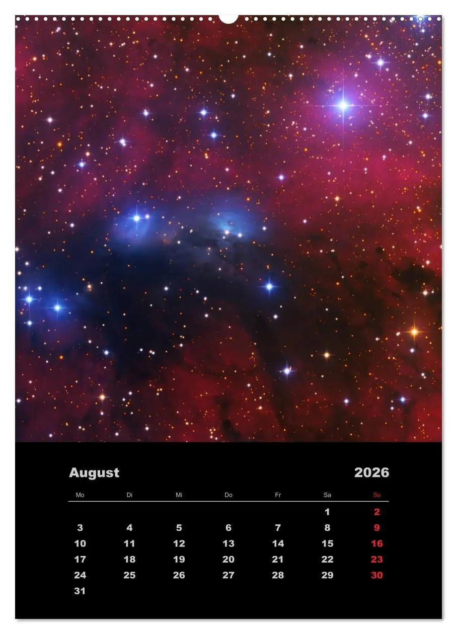 Bild: 9783516475296 | Astronomie 2026 (Wandkalender 2026 DIN A2 hoch), CALVENDO...