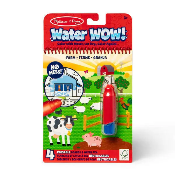 Cover: 681147005396 | MAC Water Wow Wassermalbuch Bauernhof | Karton | 53960 | Deutsch