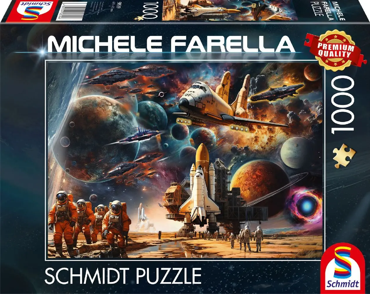 Cover: 4001504585396 | Faszination Raumfahrt, Reise in ferne Galaxien | Spiel | Schachtel