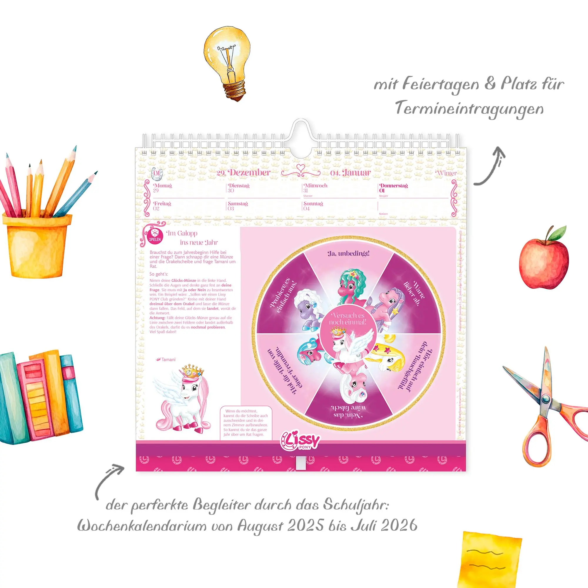 Bild: 4069095005396 | Mein traumhafter Lissy Pony Kalender - mit 53 Blättern zum basteln,...