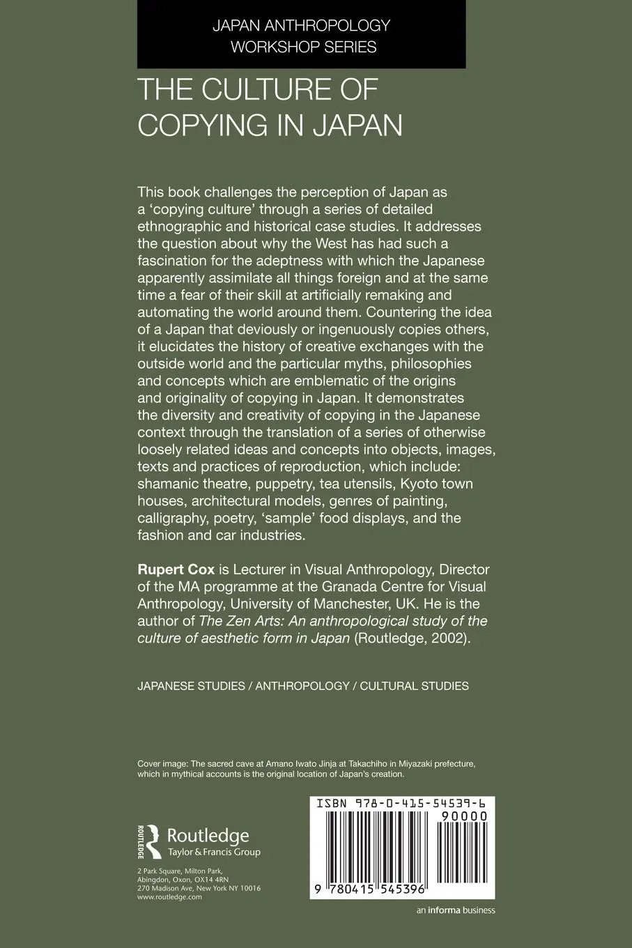 Rückseite: 9780415545396 | The Culture of Copying in Japan | Critical and Historical Perspectives