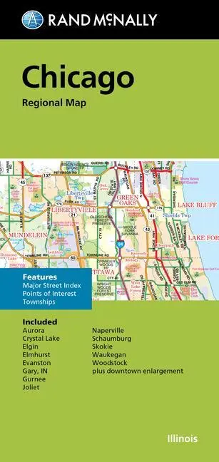 Cover: 9780528025396 | Rand McNally Folded Map: Chicago Regional Map | Rand Mcnally | Buch