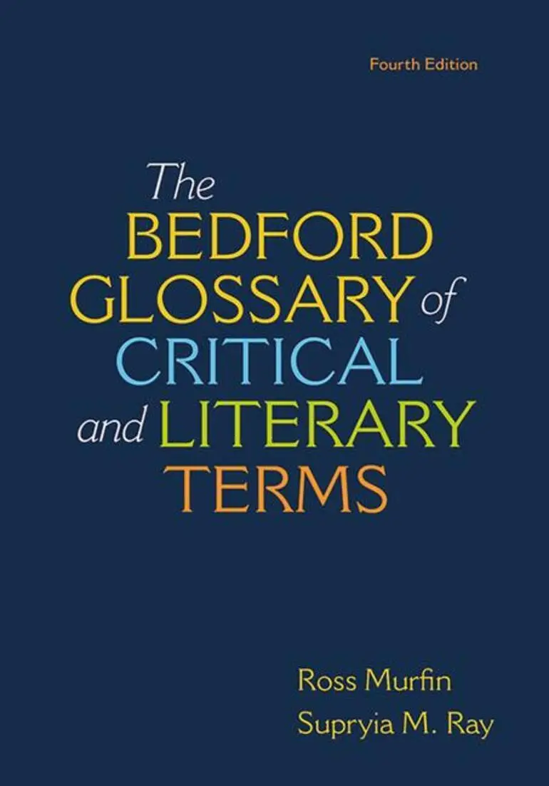Cover: 9781319035396 | Bedford Glossary of Critical &amp; Literary Terms | University | Buch