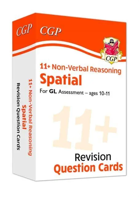Cover: 9781789085396 | 11+ GL Revision Question Cards: Non-Verbal Reasoning Spatial - Ages...