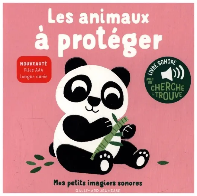 Cover: 9782075165396 | Les animaux à protéger | Des sons à écouter, des images à regarder